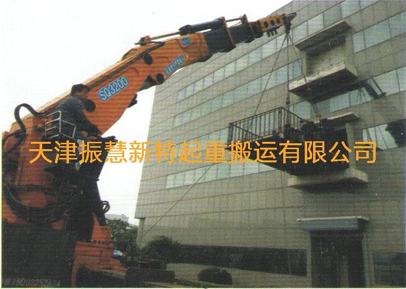 吊篮设备上楼
