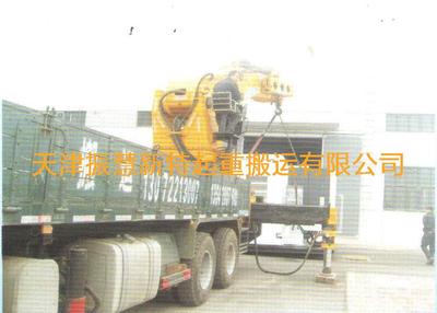 立式加工中心进屋就位